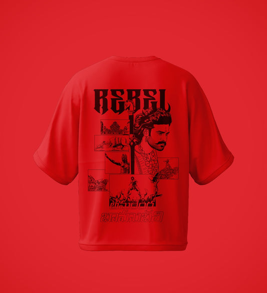 Baahubali Drop Shoulder Graphic Tee