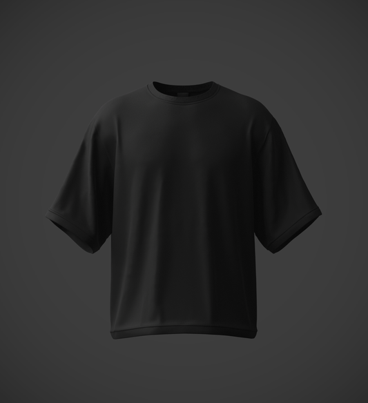 Drop Shoulder Tee - Black Edition