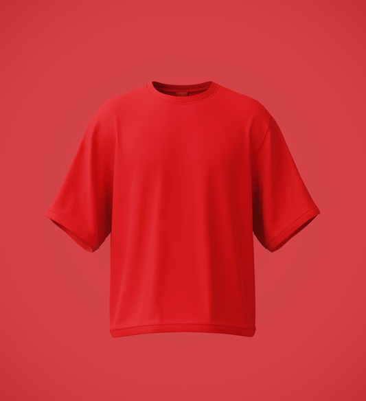 Drop Shoulder Tee - Red Edition