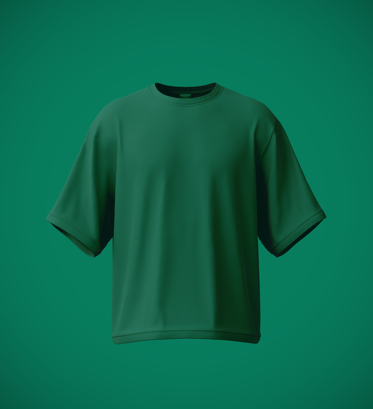 Drop Shoulder Tee - Green Edition