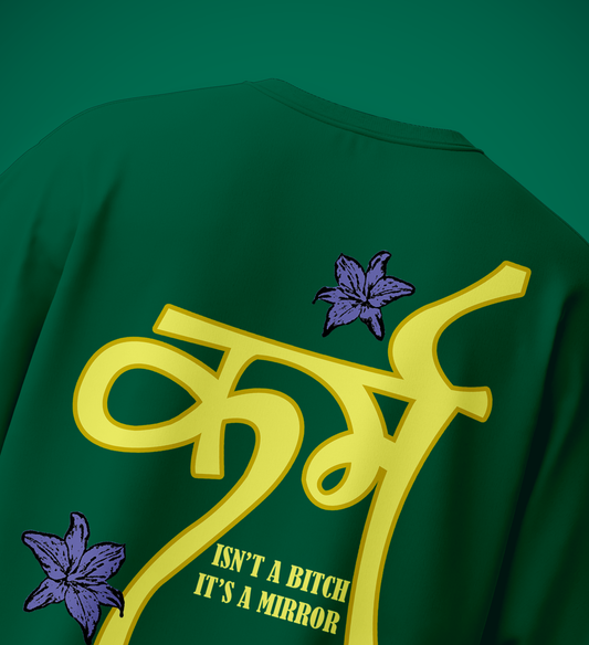 Drop Shoulder Graphic Tee – Karma Edition