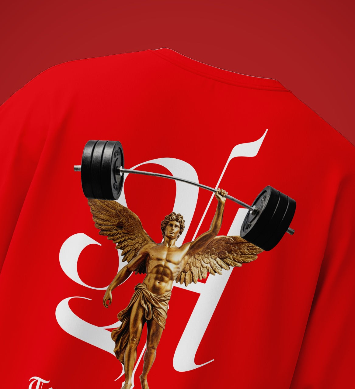 Train Like a God Tee Drop Shoulder Graphic Tee