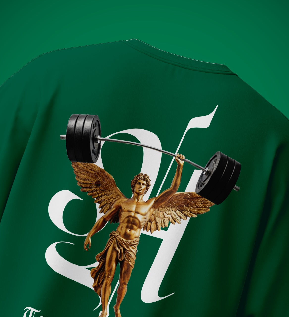 Train Like a God Tee Drop Shoulder Graphic Tee