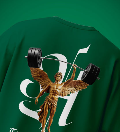 Train Like a God Tee Drop Shoulder Graphic Tee