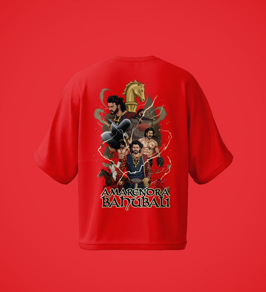 Baahubali Drop Shoulder Graphic Tee